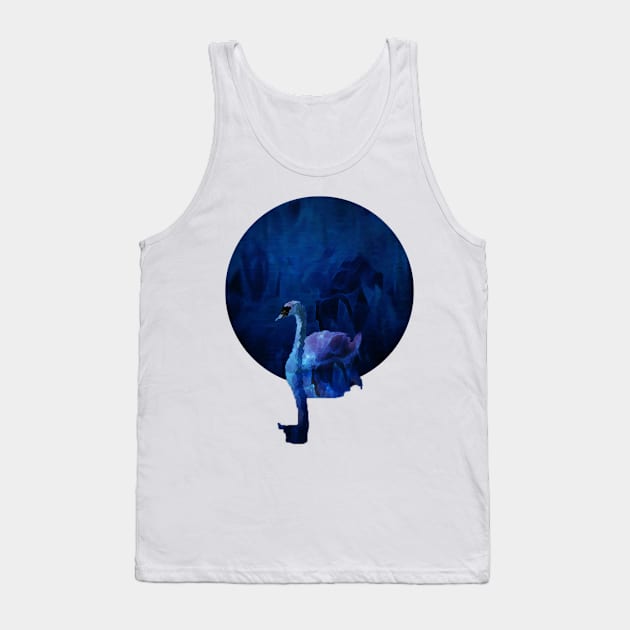 The beautiful blue goose Tank Top by jaml-12